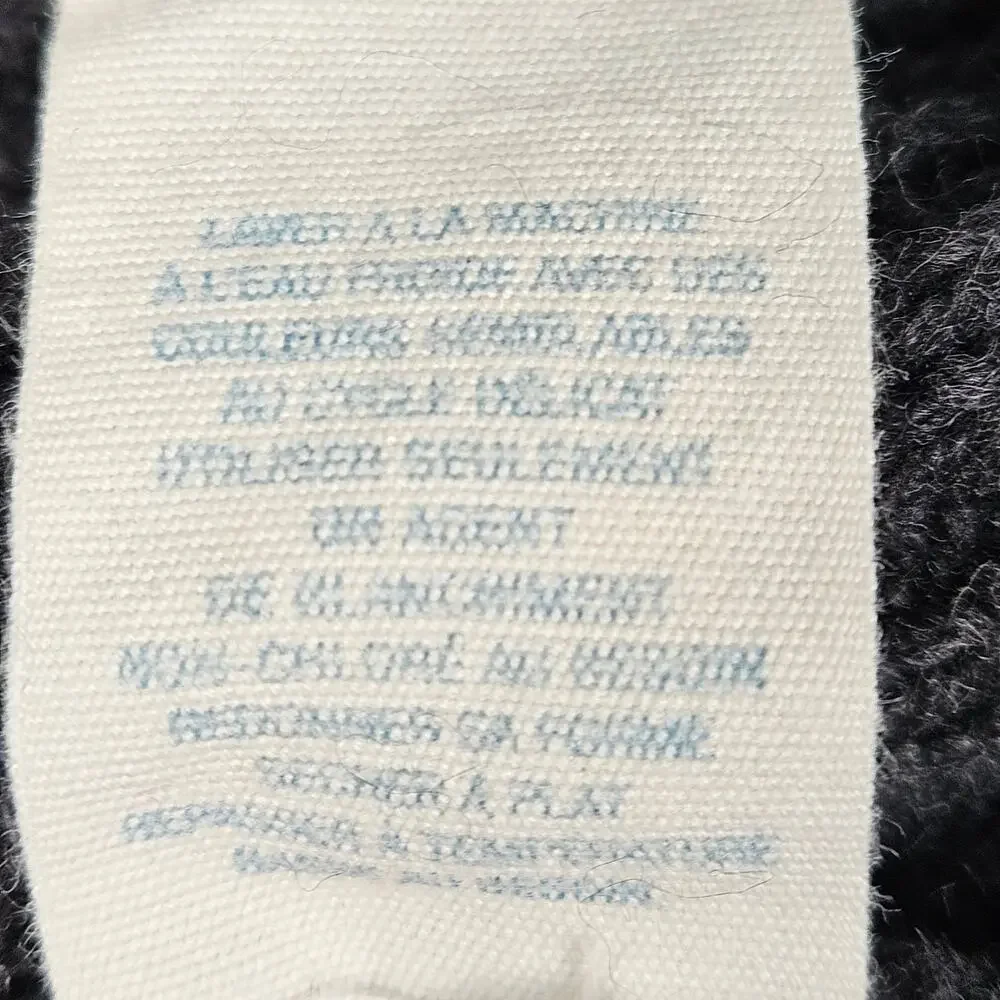 American Eagle Outfitters Womens M Shawl Collar Sweater Gray Cotton‎ Blend Knit